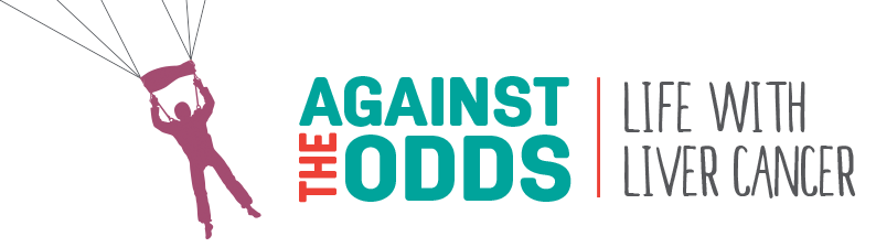 Against the odds logo, life with cancer, mobile